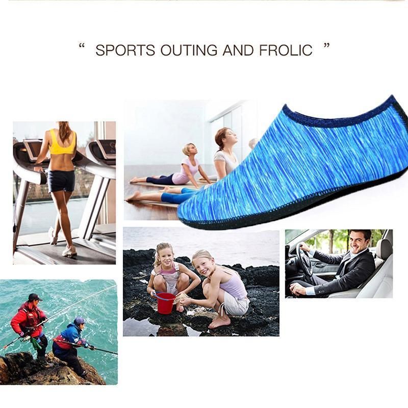 Unisex Slip-On Neoprene Water Shoes – Blue