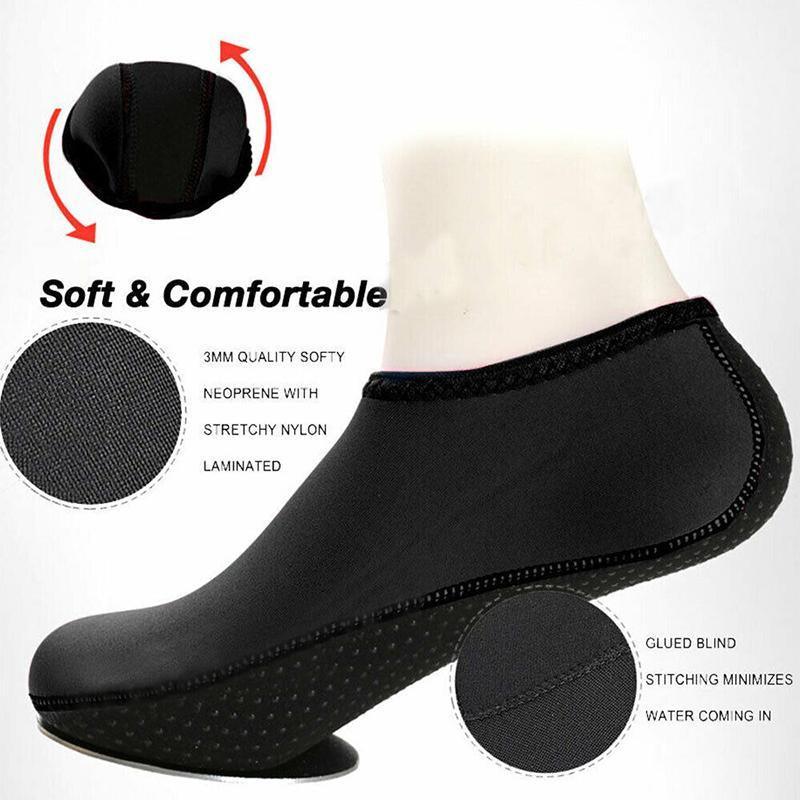 Unisex Water Shoes Slip On Aqua Socks Swim Surf Diving Yoga Exercise Reef Shoes - Blue-M