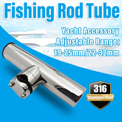 316 Stainless Steel Clamp-On Rod Holder – 360°