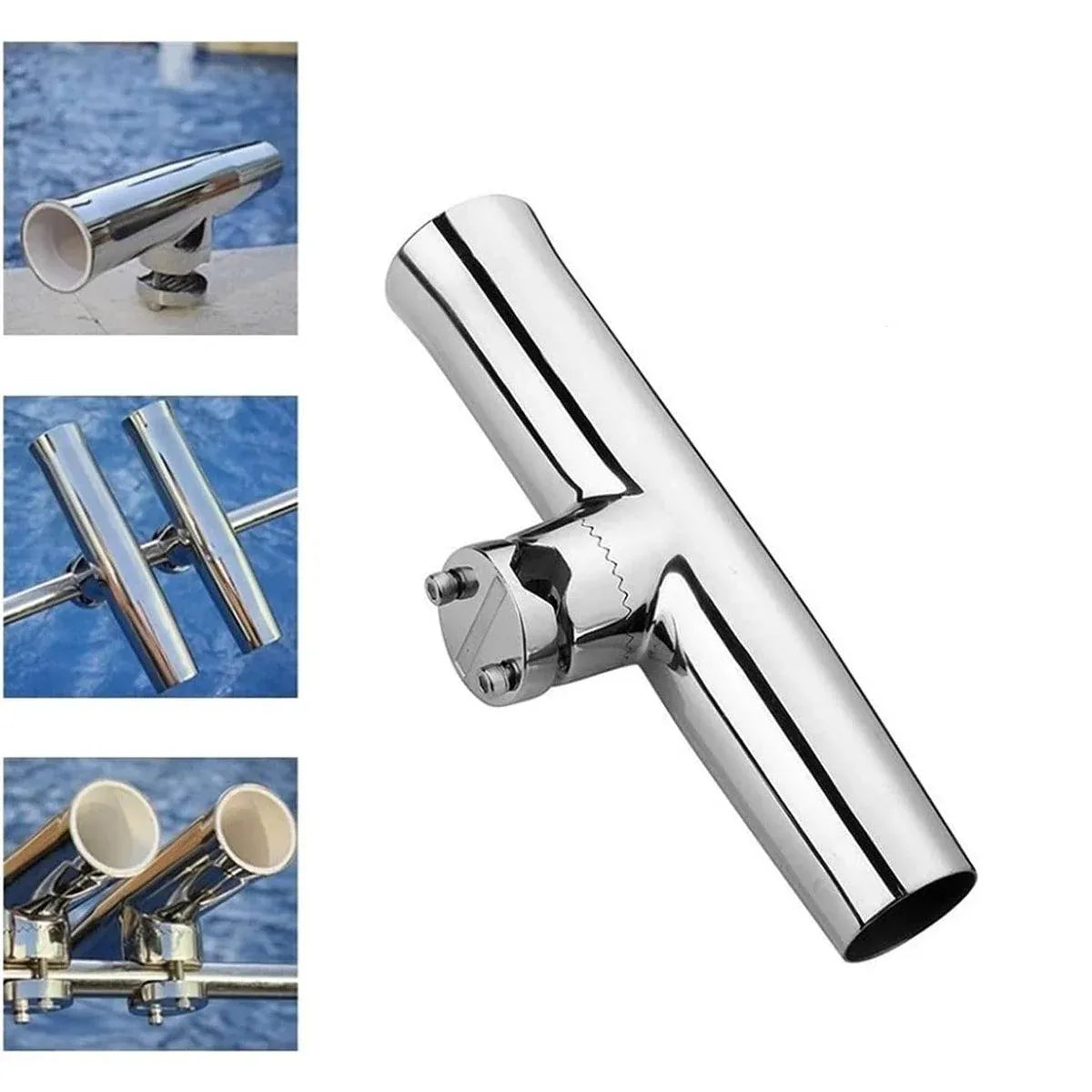 316 Stainless Steel Clamp-On Rod Holder – 360°