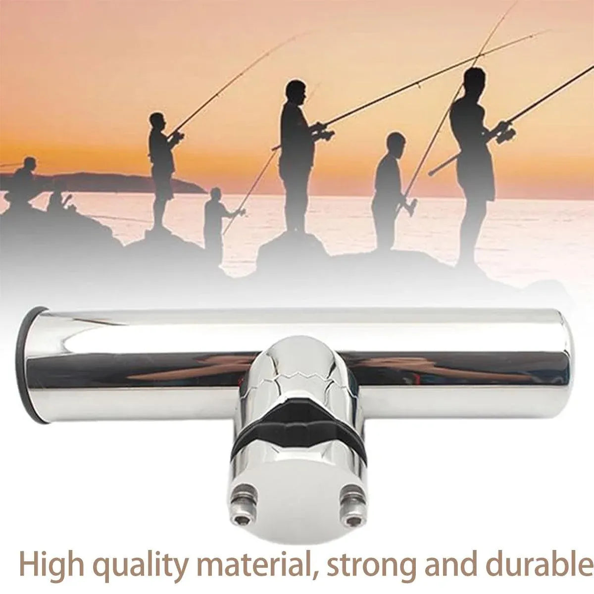 316 Stainless Steel Clamp-On Rod Holder – 360°