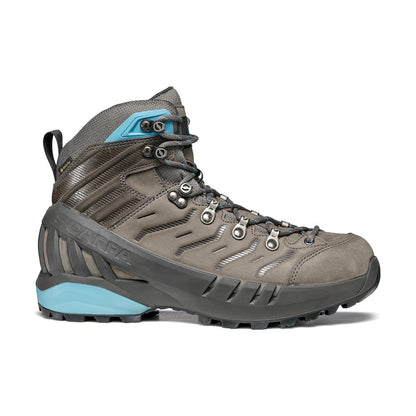 Scarpa Womens Cyclone Gore-Tex Vibram Sole Boots Hiking Trekking Shoes - Grey/Arctic - EU 39