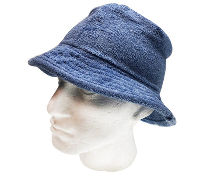 Stingy Brim Terry Towelling Bucket Hat Daggy Fishing Camping Lad Cap 100% COTTON - Bottle Green - L/XL