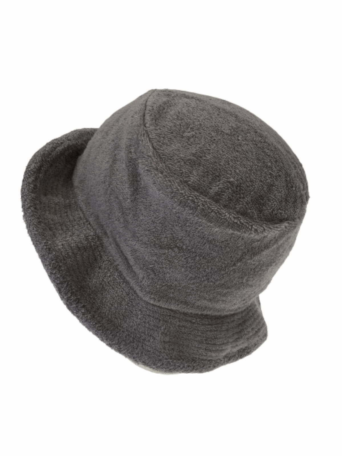 Stingy Brim Terry Towelling Bucket Hat Daggy Fishing Camping Lad Cap 100% COTTON - Grey  - L/XL