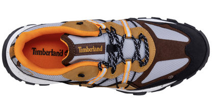 Timberland Mens Garrison Trail Hiking Sneakers Shoes Trekking Runners - Grey Mesh/Brown - US 8