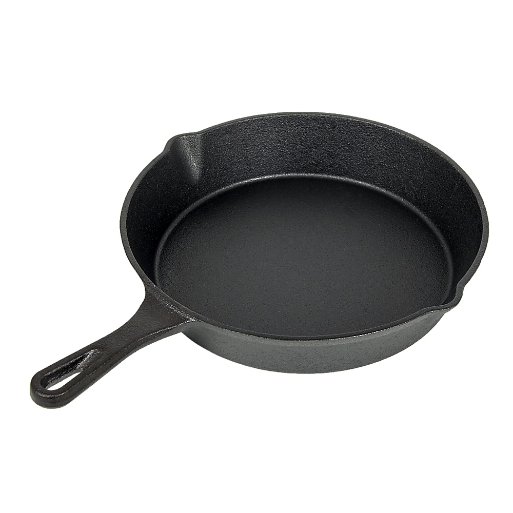Pre Seasoned Cast Iron Skillet Fry Pan Set 3 Pcs Frying Pan Set
