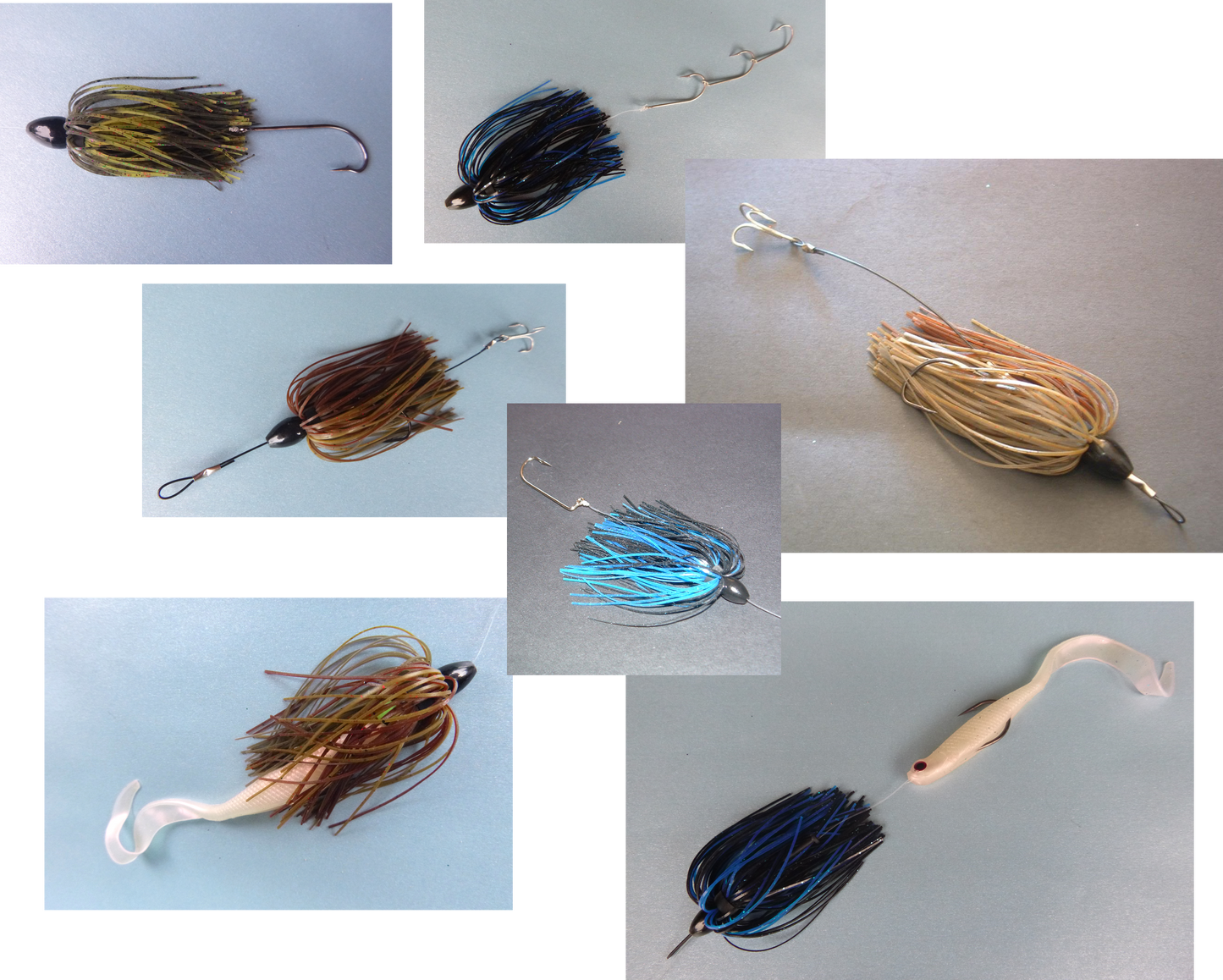 Vike 1/2 oz Skirted Microjig  in Black Blue