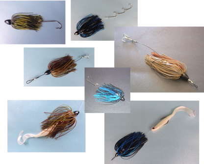 Vike 1/2 oz Skirted Microjig in Green Pumpkin