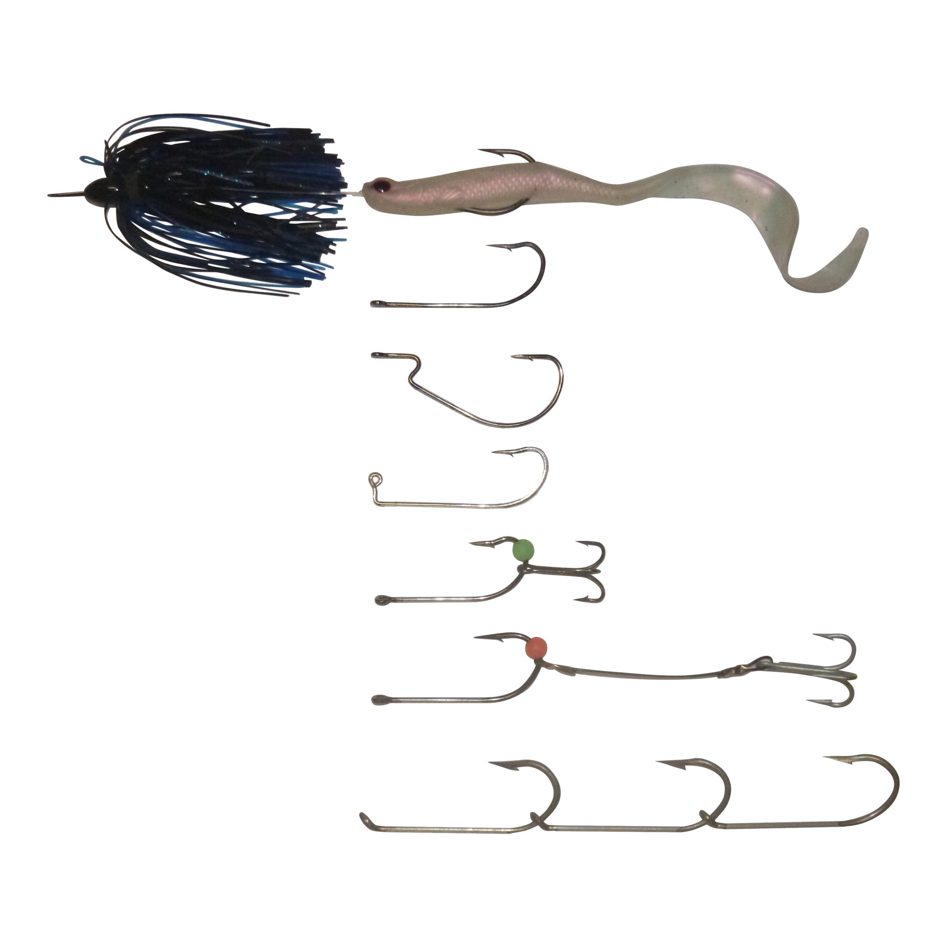 Vike 1 oz Skirted Microjig in Candy Craw