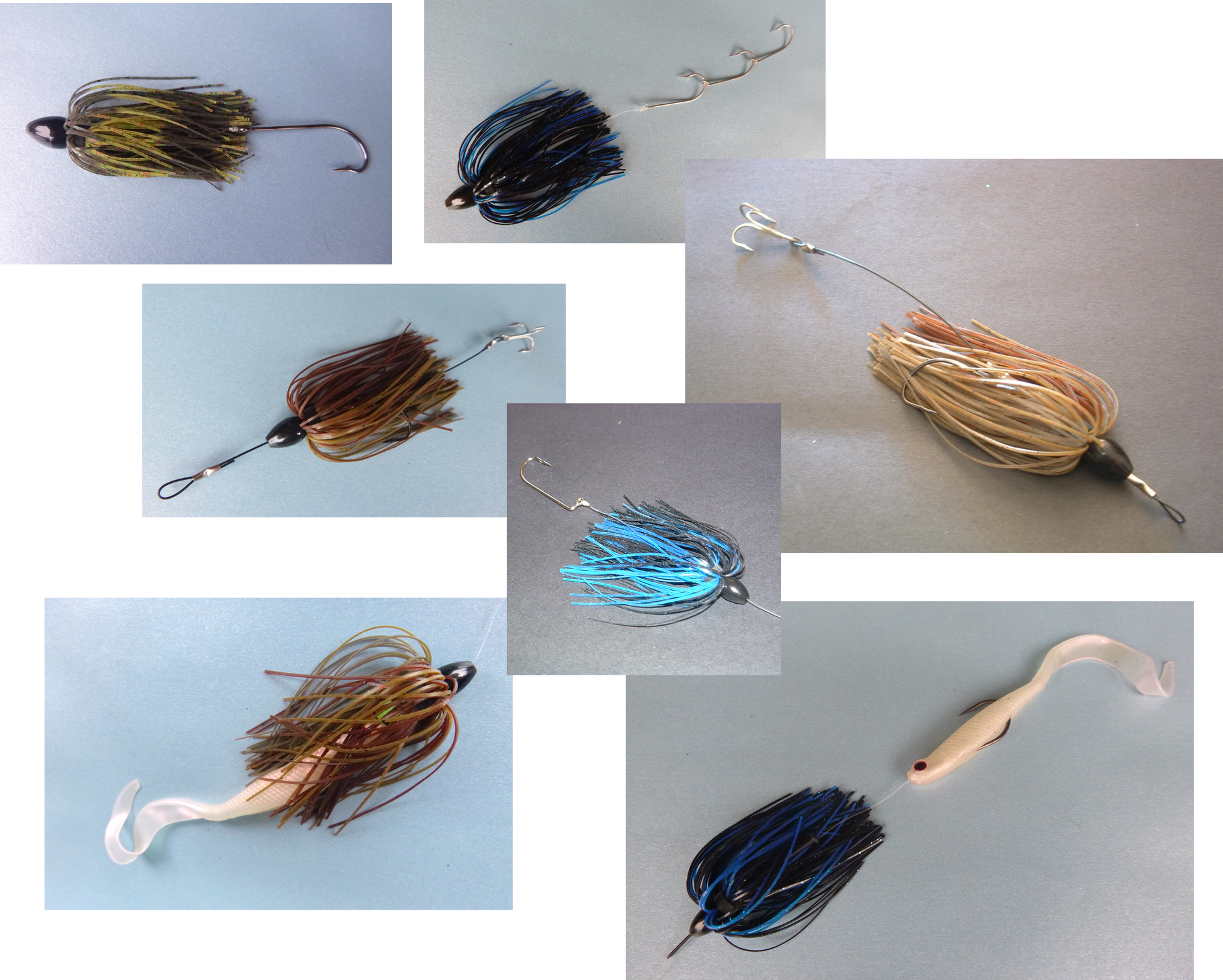 Vike 11/4 oz Skirted Microjig in Black Blue