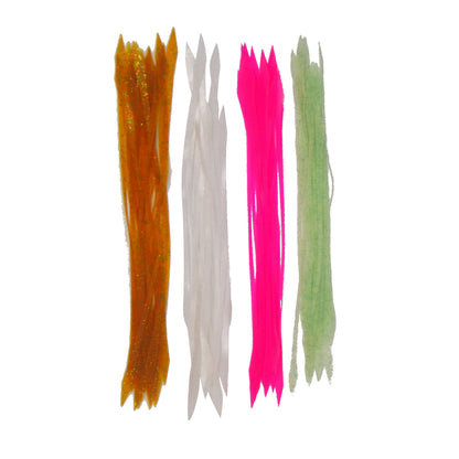 Artizan Silicon Lure Tails, Gold Shine, Pack of 20