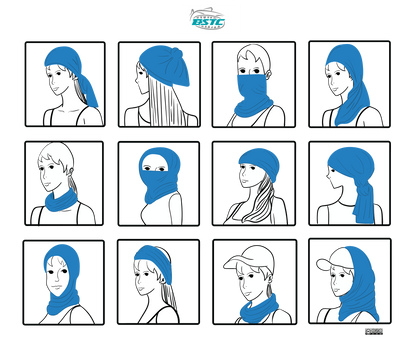 BSTC Head Socks, Light Blue