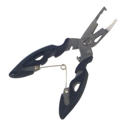 Rig Ezy Split Ring Pliers, Offset, Black