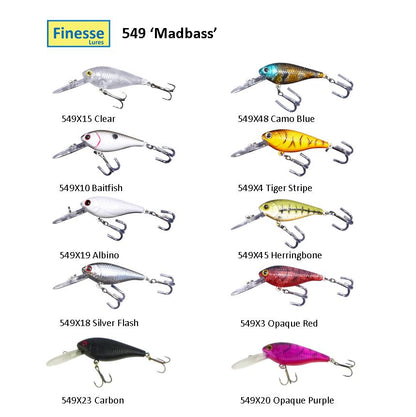 Finesse 'Madbass' Herringbone, 85mm Deep Diving Crankbait