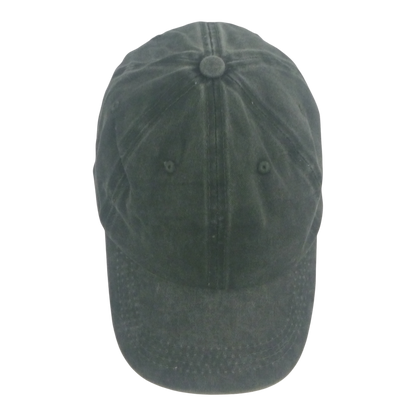 BSTC 6-Panel Baseball Cap, Distressed Cotton, Green