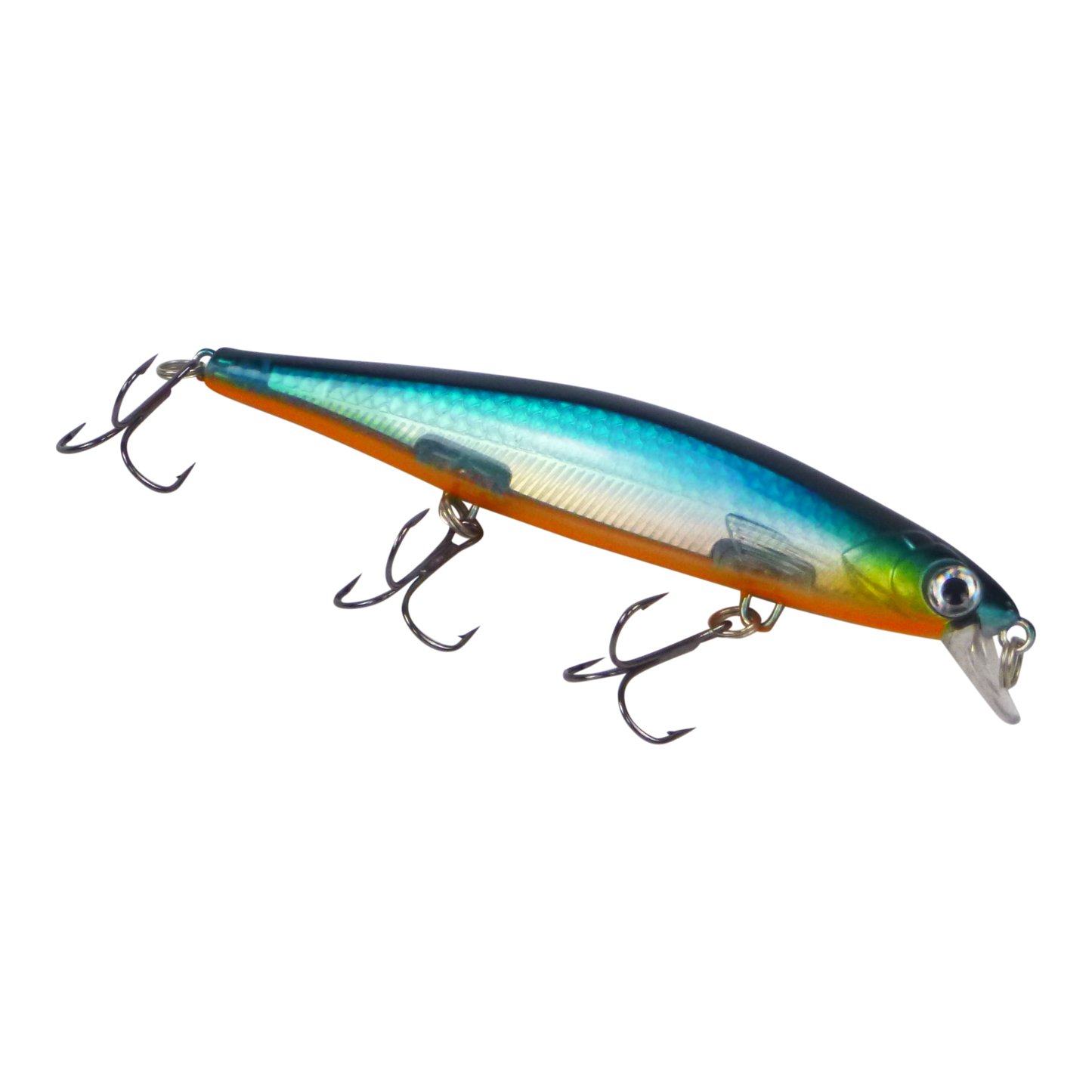 Finesse 'Chudan' 110mm Sinking/Diving Minnow, Blue Pilly