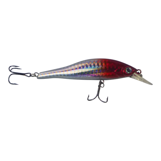 Finesse L Series Minnow, Red Head, 95mm