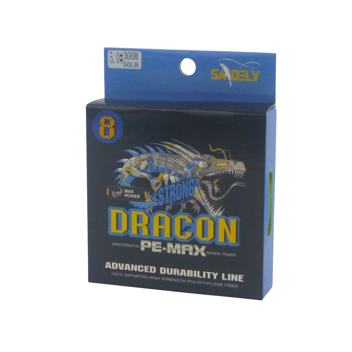 Samdely Dracon X8 Braid, Yellow, #3.0, 30lb, 300Mtr