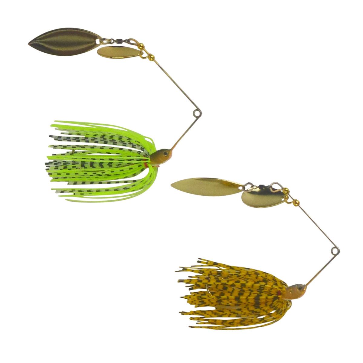 Ls18 Dekoi 15gm LS18 Closed Eye Spinnerbait, Fluro Green, Qty 2 – Just Camp