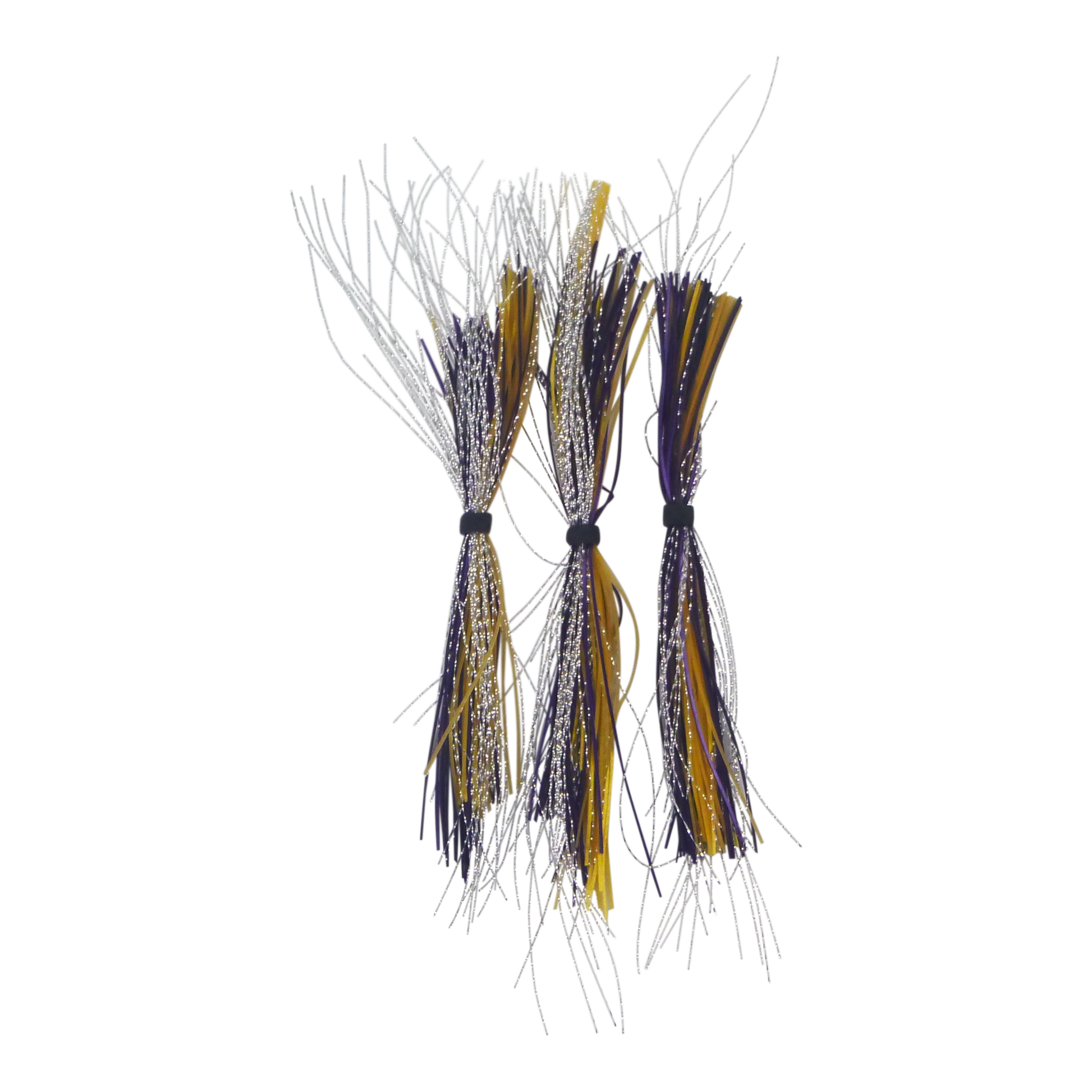 Dekoi Krystal Flash Lure Skirts, Purple Krystal