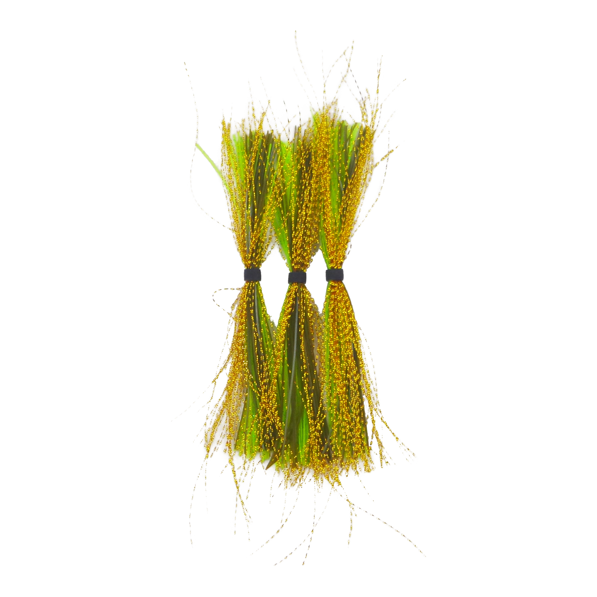 Dekoi Krystal Flash Lure Skirts, Gold Camo