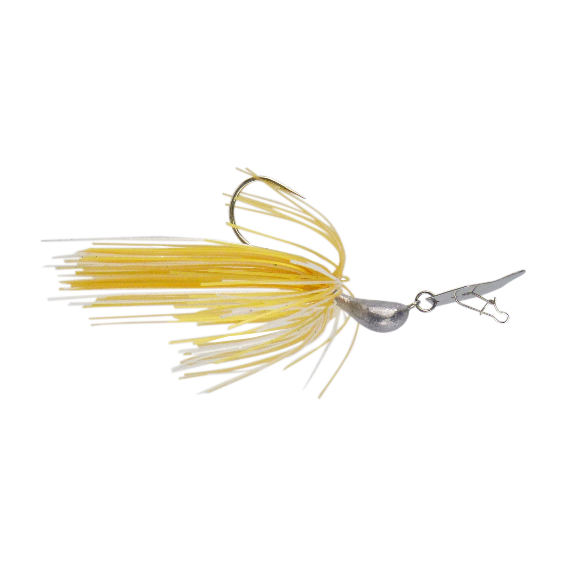 Dekoi 7gm Bladed Swim Jig, Chatterbait, Gold Shine, 2 pack