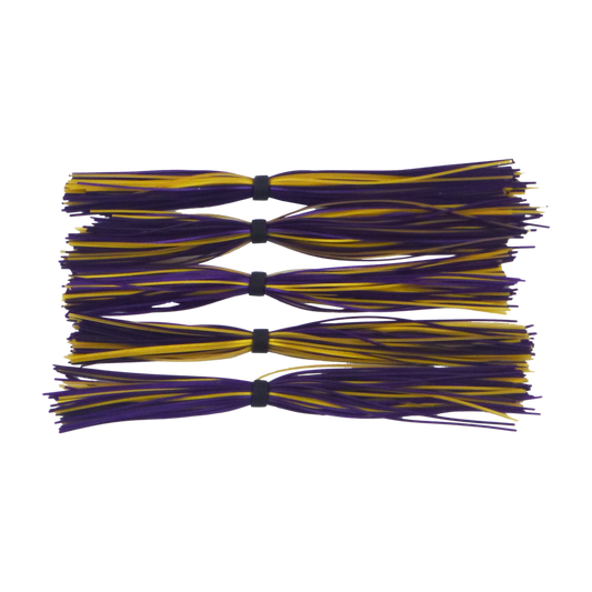 Dekoi Chatterbait Lure Skirts, Purple Gold