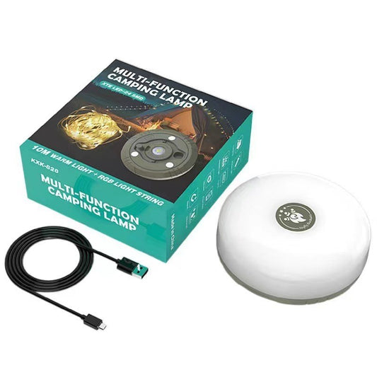 10m Rechargeable LED Camping Light 2000mAh