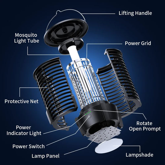 Rechargeable Mosquito Zapper & Camping Lantern 3600mAh