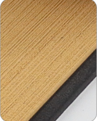 EVA Faux Teak Boat Flooring Border Trim 240x5.7cm Gold
