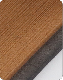 EVA Faux Teak Boat Flooring Border Trim 240x5.7cm