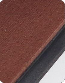 EVA Faux Teak Boat Flooring Border Trim 240x5.7cm Dark Brown