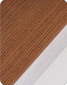 EVA Faux Teak Boat Flooring Border Trim 240x5.7cm Light Brown