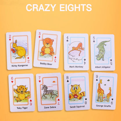 Crazy Eight Hearts Old Maid Fish Educational children card games - Hearts