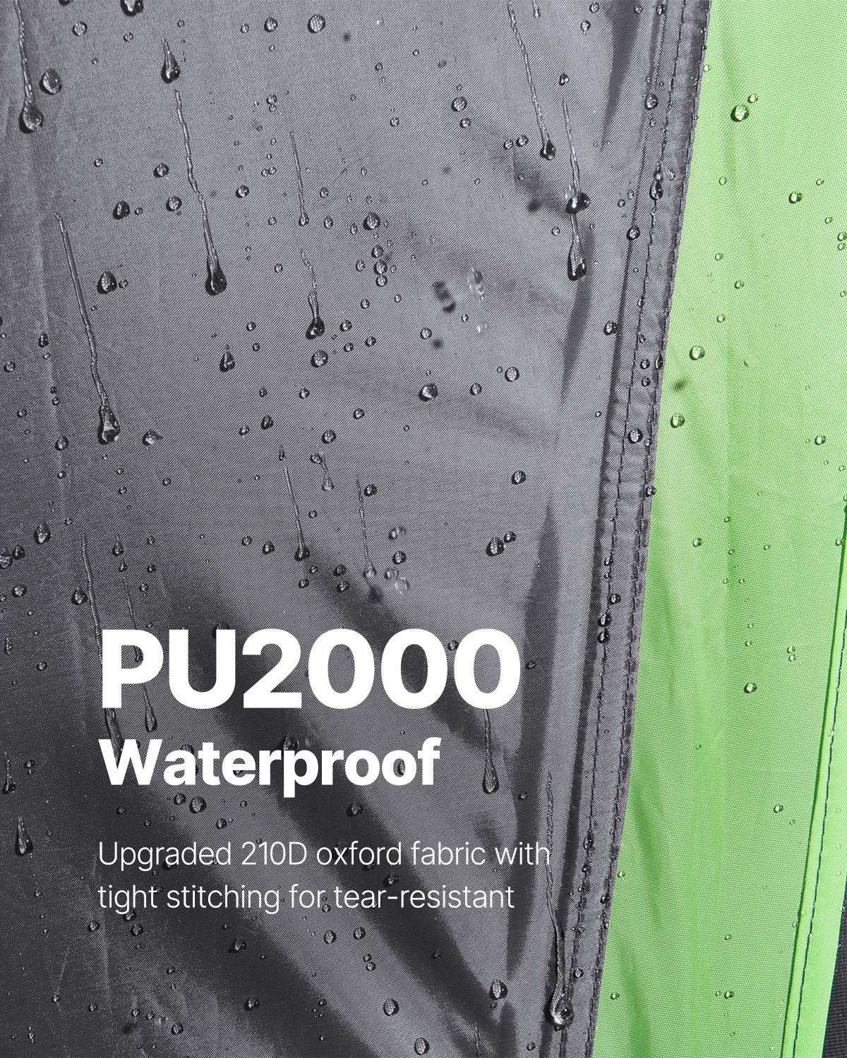 VEVOR Truck Tent 8.0-8.2ft Waterproof PU2000 Truck Bed Camping Tent 2-3 Person