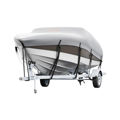 VEVOR Boat Cover 600D Waterproof 20-22 ft Boat Cover V-Hull Tri-Hull Runabout