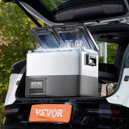 VEVOR 35 L Dual-Zone Portable Car Fridge Freezer