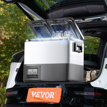 VEVOR 45 L Dual-Zone Portable Car Fridge Freezer