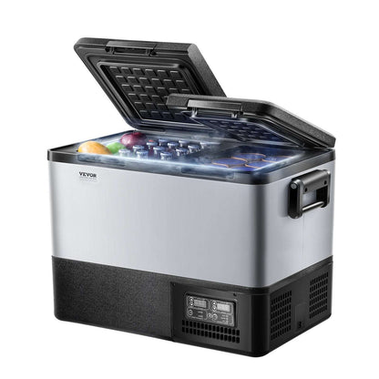 VEVOR 45 L Dual-Zone Portable Car Fridge Freezer