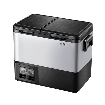 VEVOR 45 L Dual-Zone Portable Car Fridge Freezer