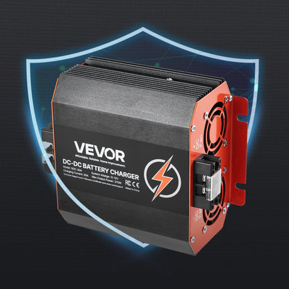 VEVOR 12V 30A DC to DC Charger Battery Charger 375W for Lead-Acid Lithium AGM