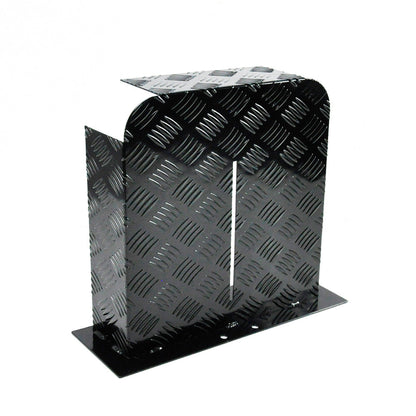 Alpen Outdoor Base Mount 2mm Thickness Aluminium Diesel Heater Fuel Tank Cover Double Side for 10L 15L Fuel Tank Black