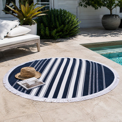 Round Beach Towel/Picnic Blanket - Oceans