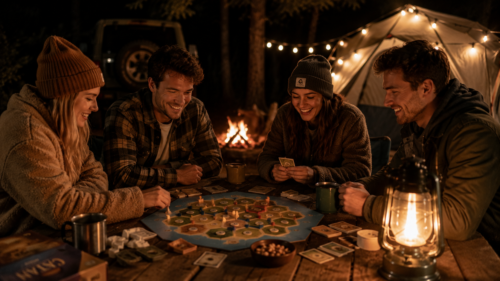 Board games for camping trips, caravan holidays, rainy days and family game nights