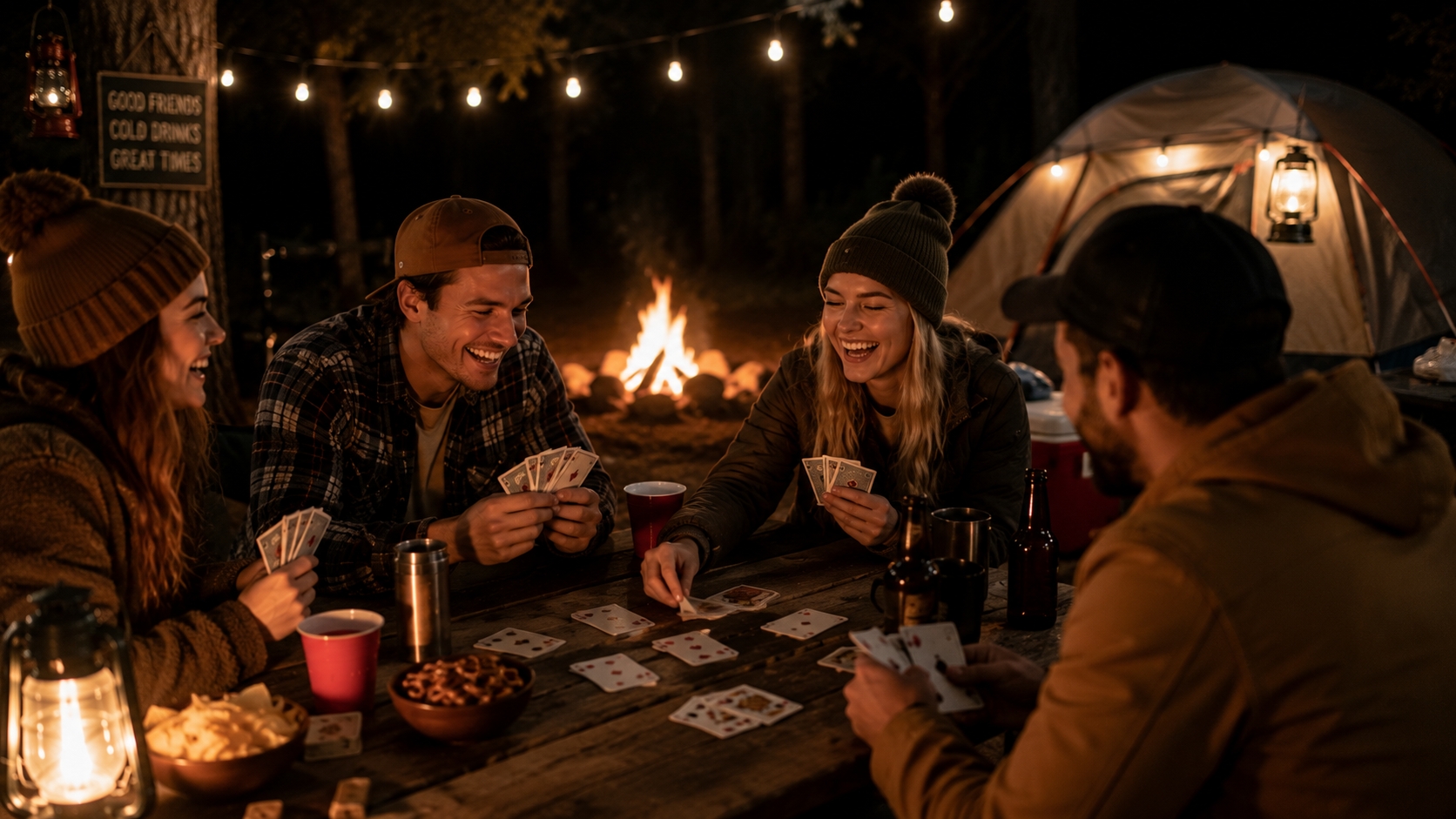 Card games for camping trips, road trips, family holidays and outdoor group fun