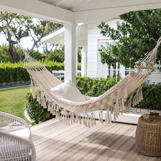 Cabo Deluxe Cotton Canvas Hammock 1-2 Person