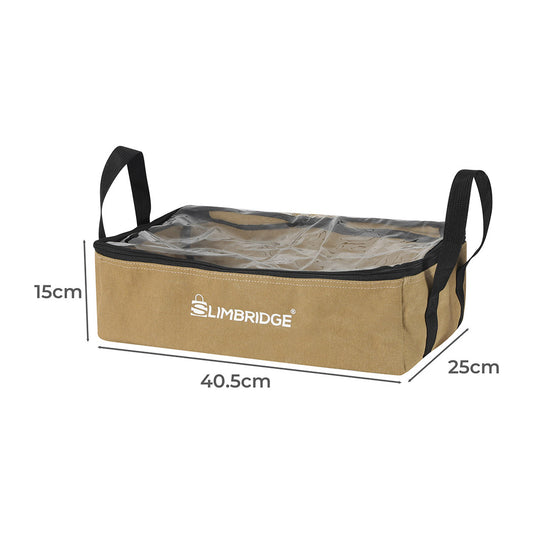 Slimbridge 3PCS Camping Canvas Storage Khaki-1973193762263928834