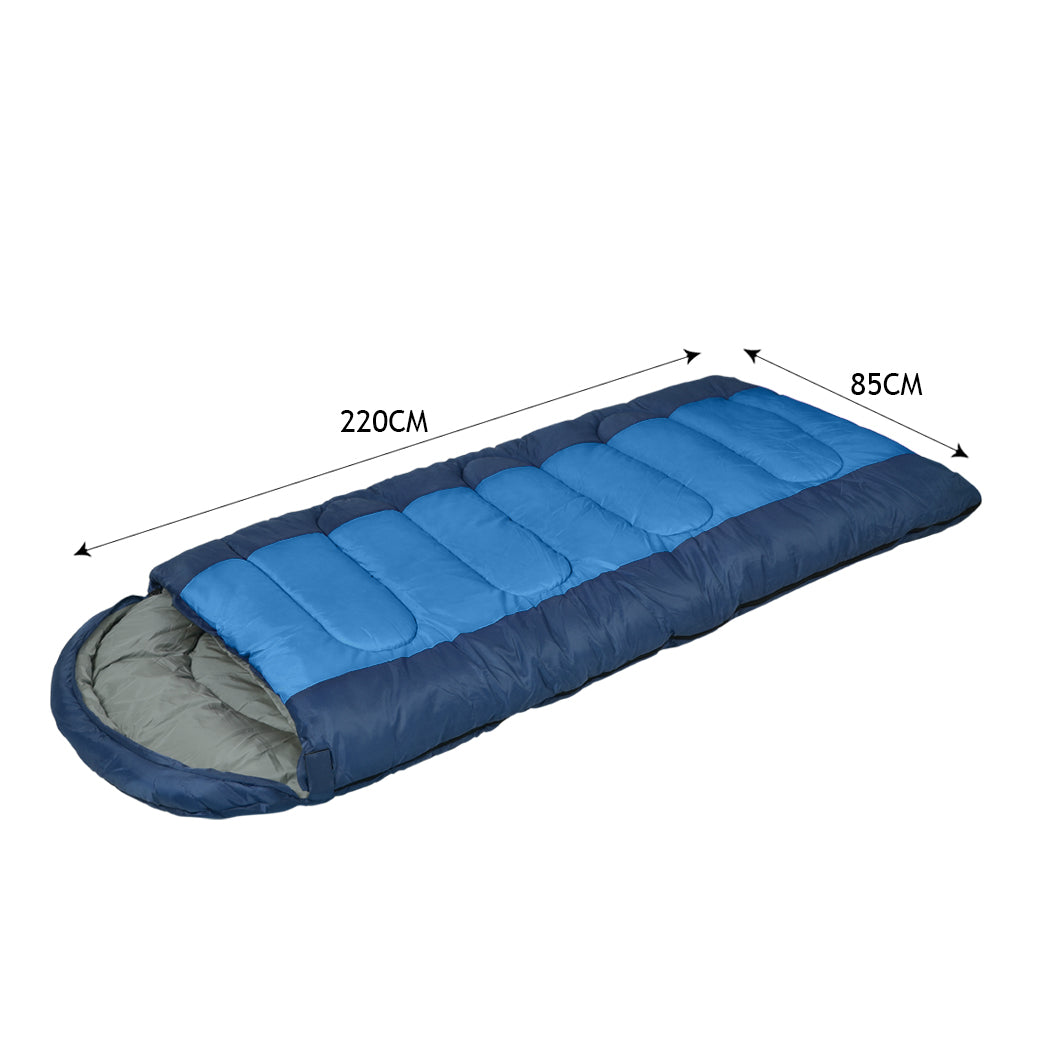 Mountview Sleeping Bag Outdoor Camping Blue-1973193761051774978