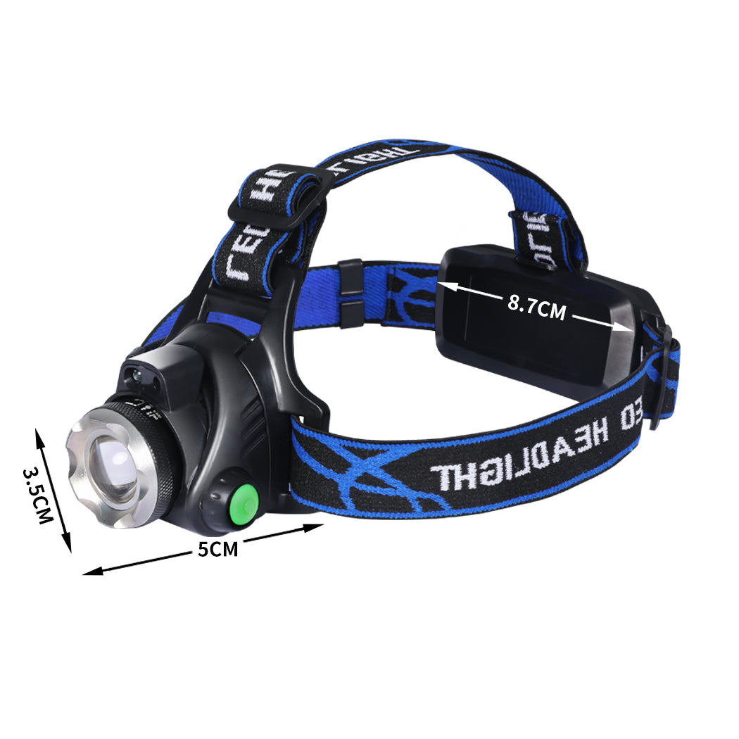 2x 500LM LED Headlamp Headlight Flashlight-1975420419670413314