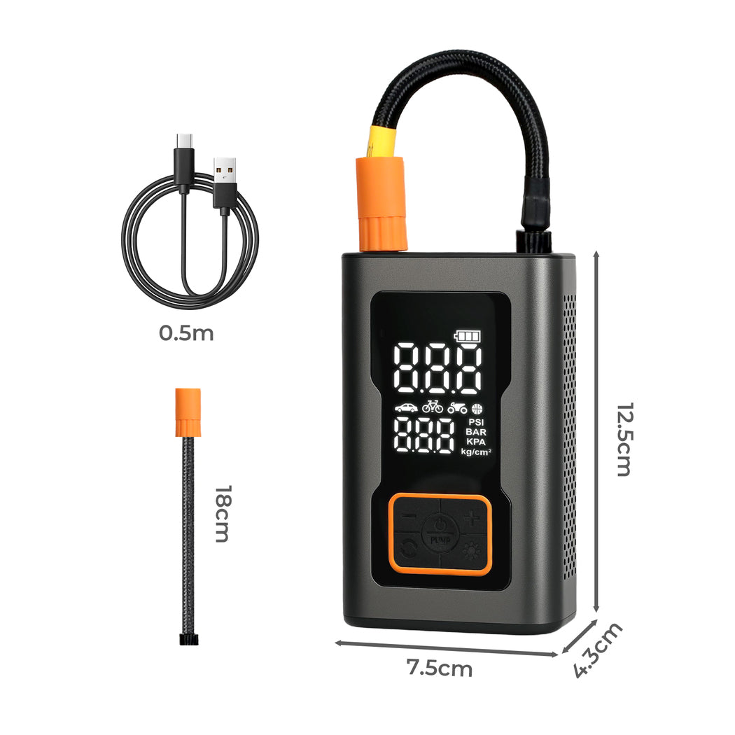 Traderight 150PSI Tire Inflator Portable Air Compressor-1973194186933014530